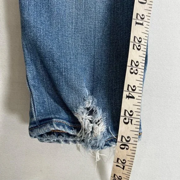 Moussy Vintage Velma Skinny Jeans Distressed in Blue Size 26